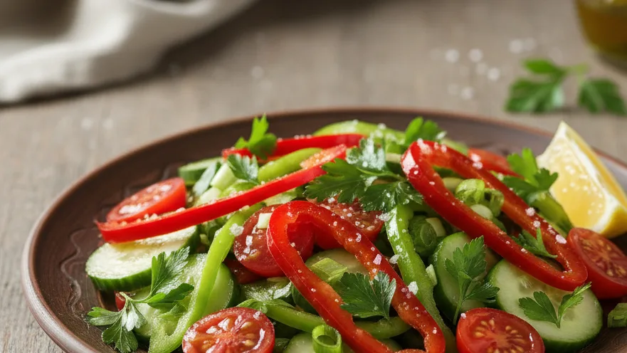 Biberli Mevsim Salatası
