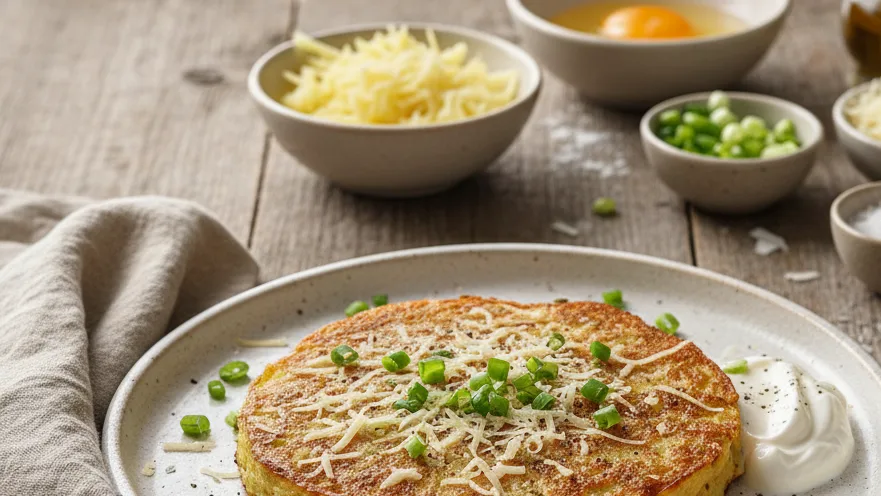 Hafta Sonu İçin Patatesli Pratik Pancake