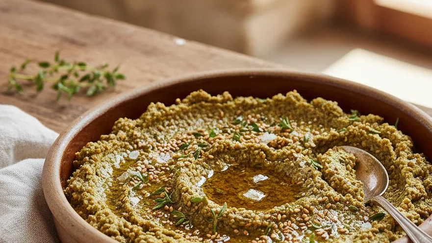 Kekikli Zeytinyağı Ezmesi (Zahter)