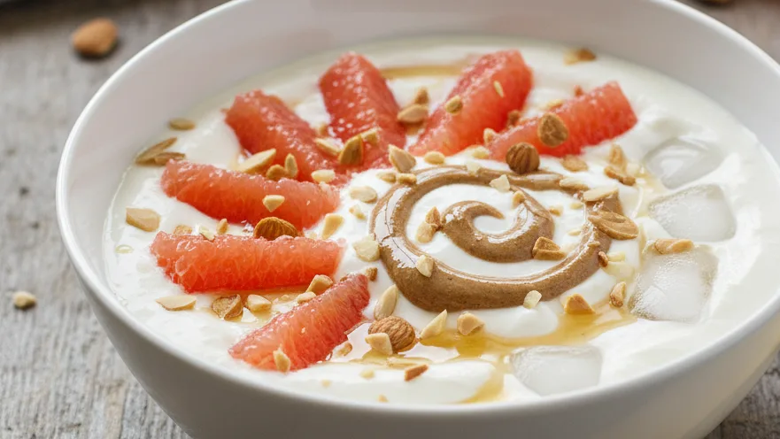 Taze Greyfurt ve Yoğurtlu Ferah Smoothie
